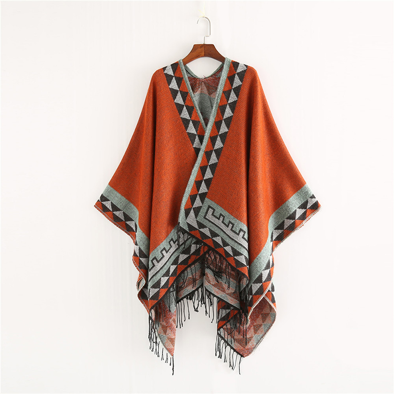 Winter Clothing Items - Indian Style Fashion Geometric Tassel Pashmina