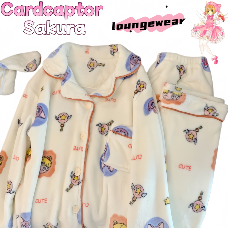 Winter Clothing Items - Cardcaptor Sakura Pajamas - Cute Cartoon