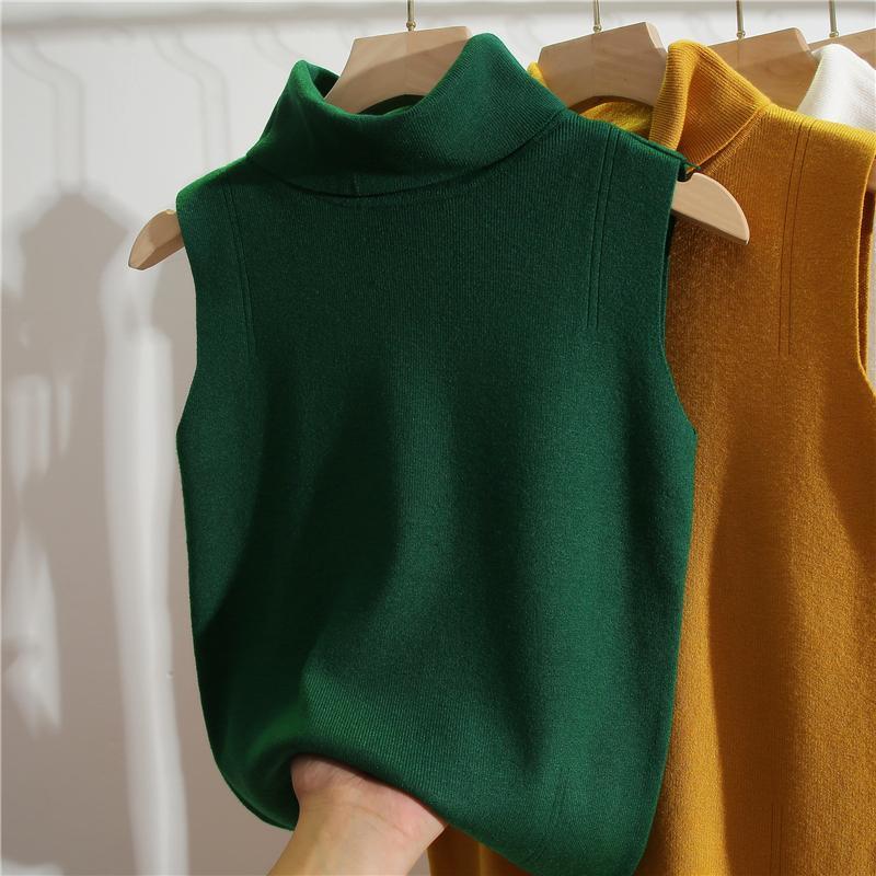 Turtleneck Sleeveless Slim Fit - Winter Clothing Essential recensie en prijs