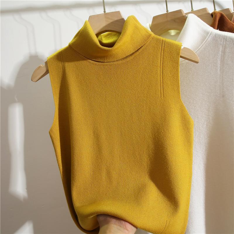Turtleneck Sleeveless Slim Fit - Winter Clothing Essential recensie en prijs