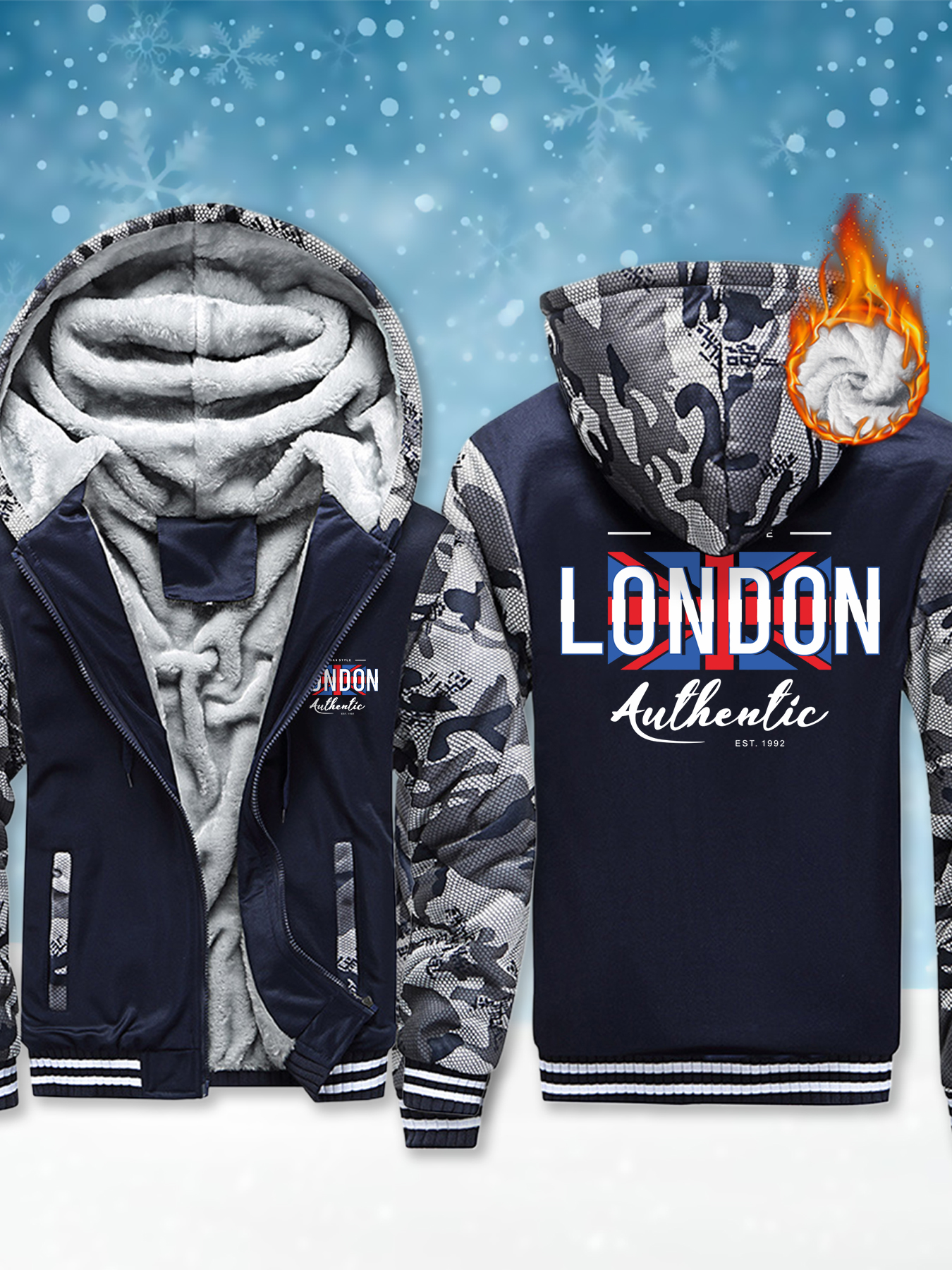 London Urban Style Print Men C - Winter Clothing London recensie en prijs