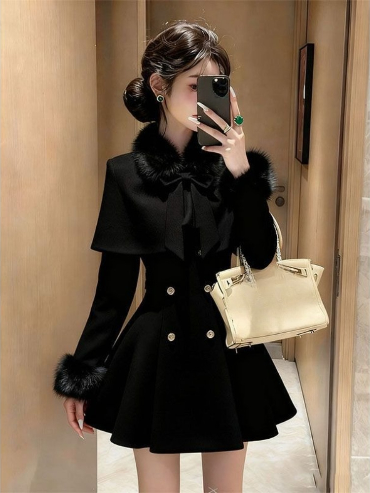 French Elegant Vintage Woolen  - Winter Clothing Ladies recensie en prijs
