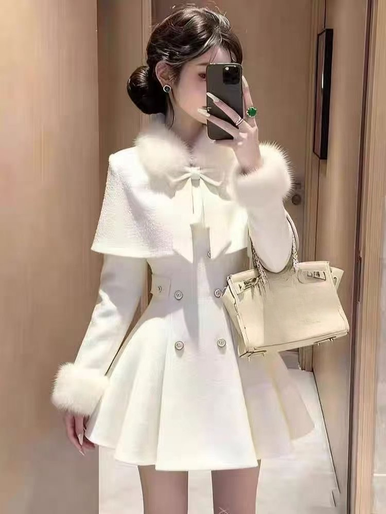French Elegant Vintage Woolen  - Winter Clothing Ladies recensie en prijs