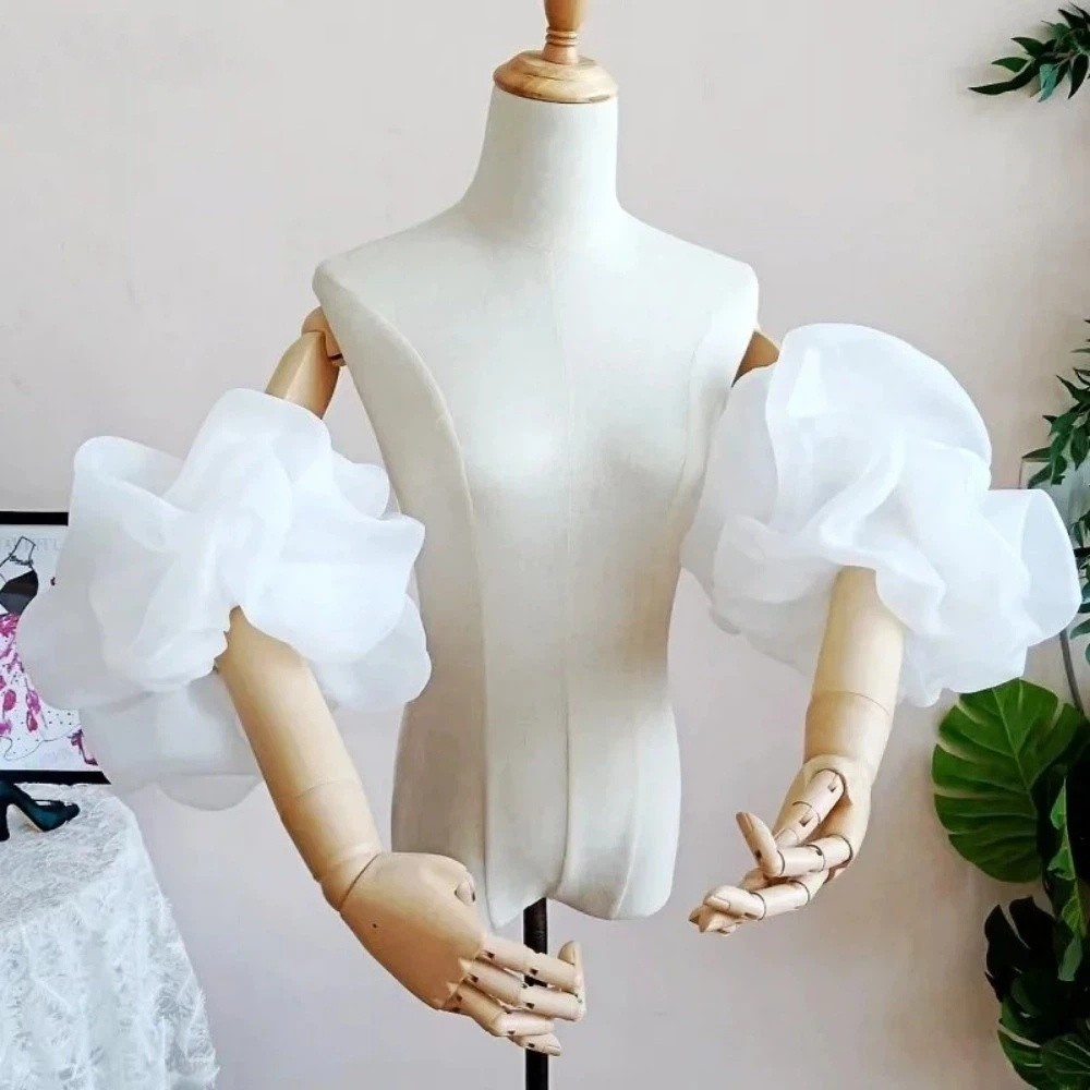 Stylish Puffy Bridal Sleeves O - Winter Clothing Ladies recensie en prijs