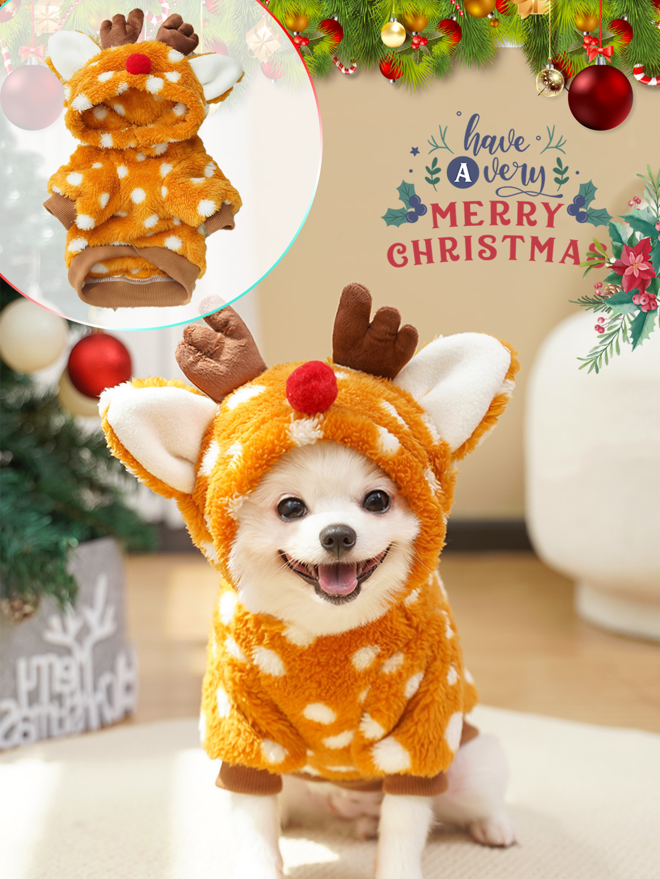 1pc Cute Christmas reindeer pe - Winter Clothing Must Haves recensie en prijs