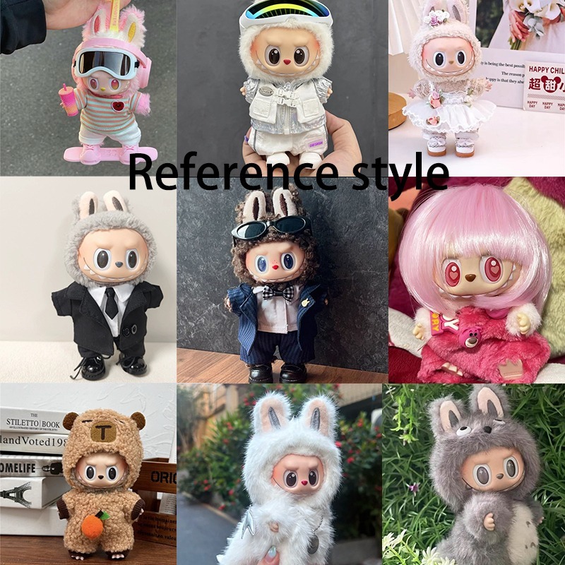 15 17cm For Labubu Doll Blind  - Winter Clothing Items recensie en prijs