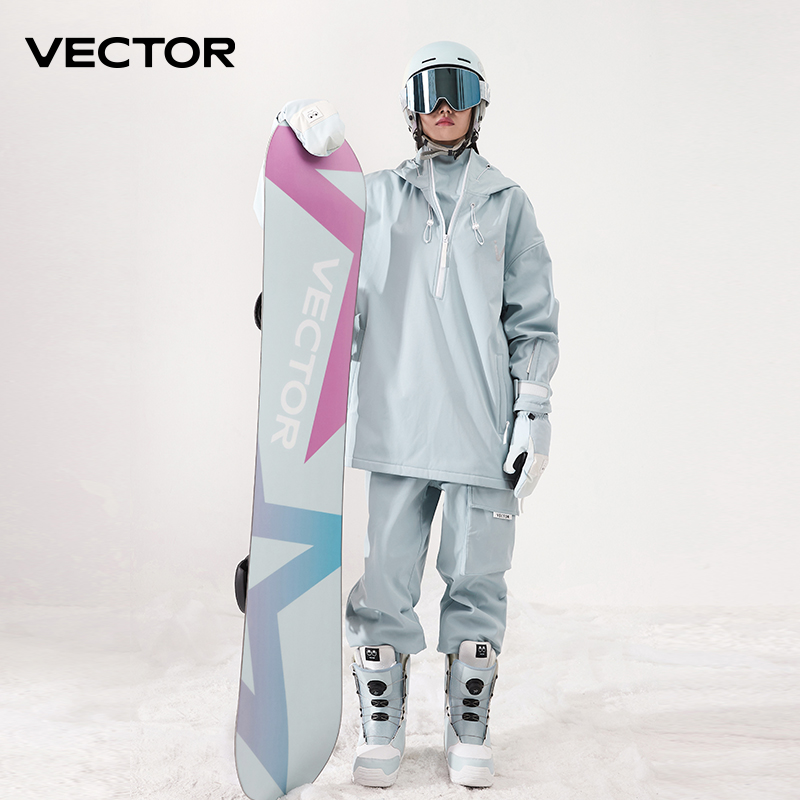 Men Women Solid Color Ski Jack - Winter Clothing Vector recensie en prijs