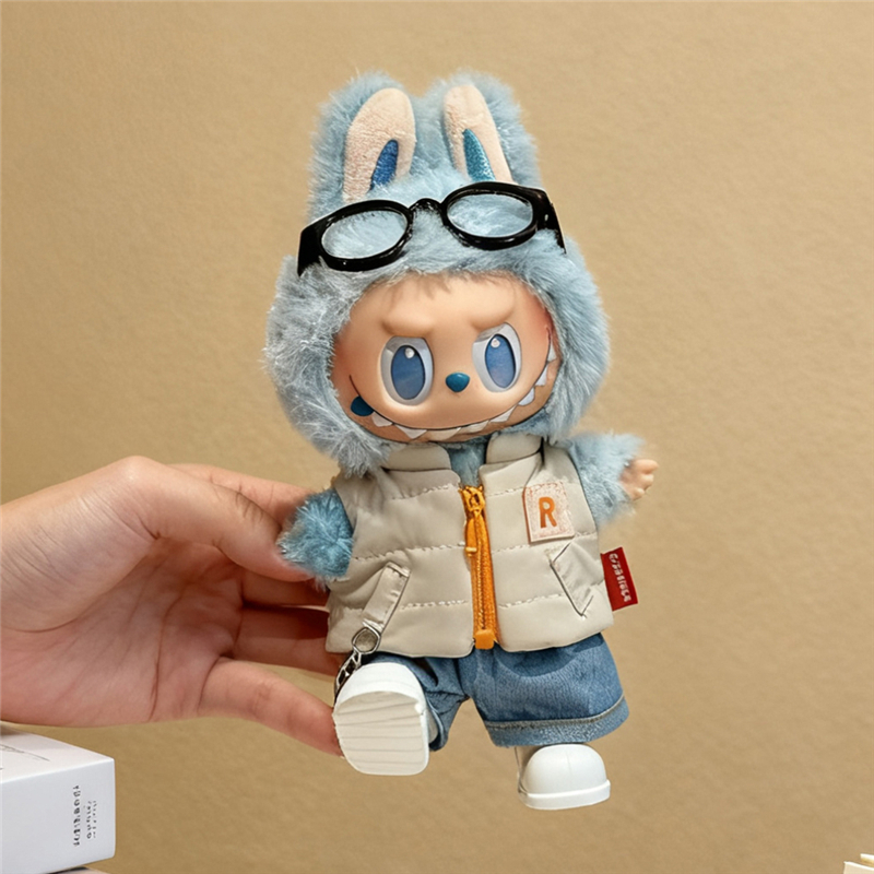 For 15 17cm Labubu Doll Solid  - Winter Clothing Items recensie en prijs