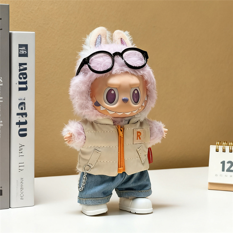 For 15 17cm Labubu Doll Solid  - Winter Clothing Items recensie en prijs