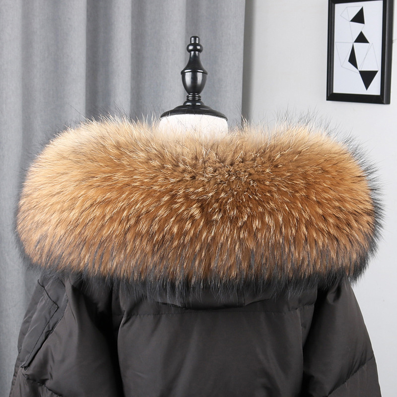 100% Real Fur Collar Coat Wint - Winter Clothing Items recensie en prijs