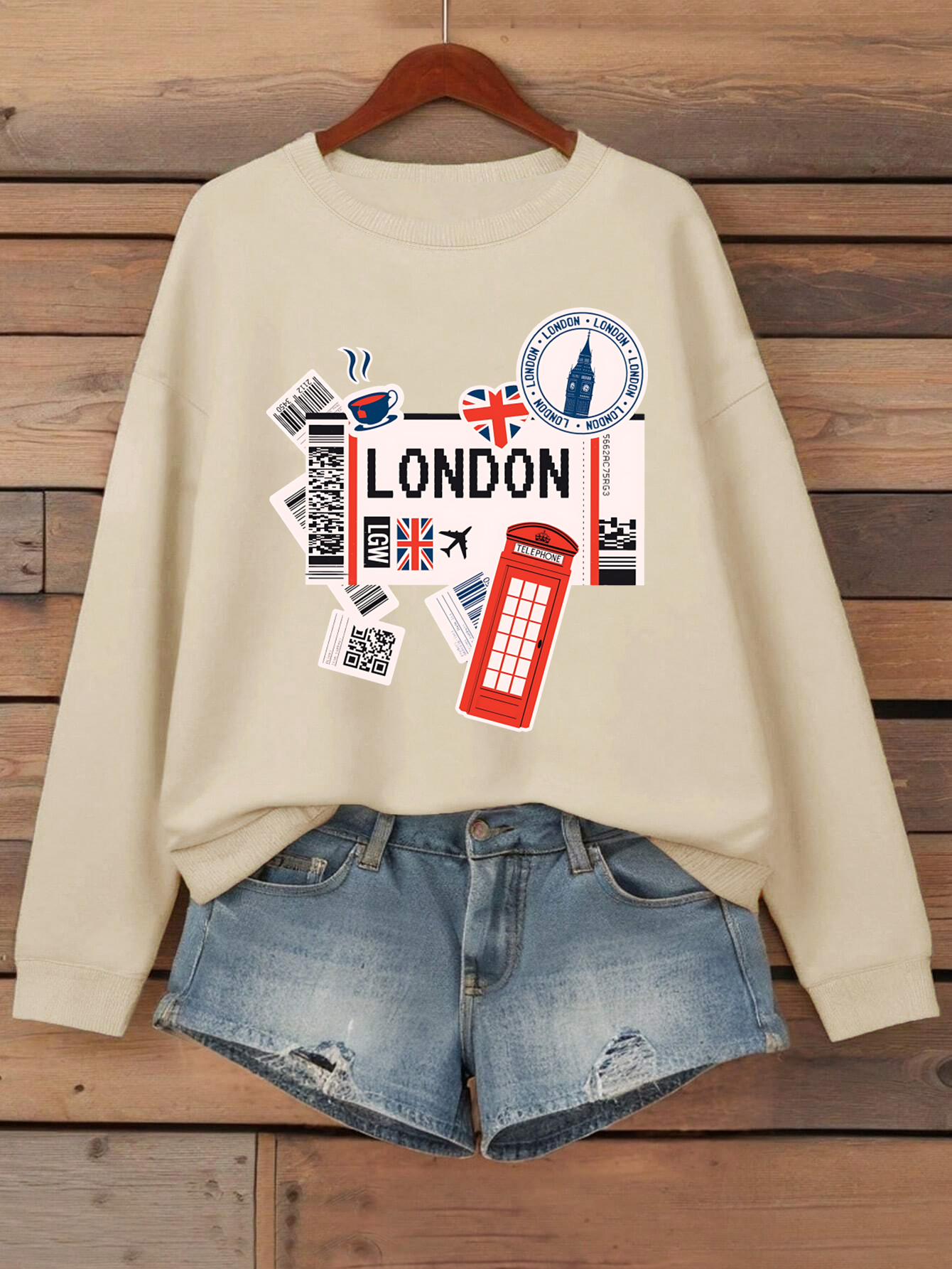 London Tourist Airfare Printin - Winter Clothing London recensie en prijs