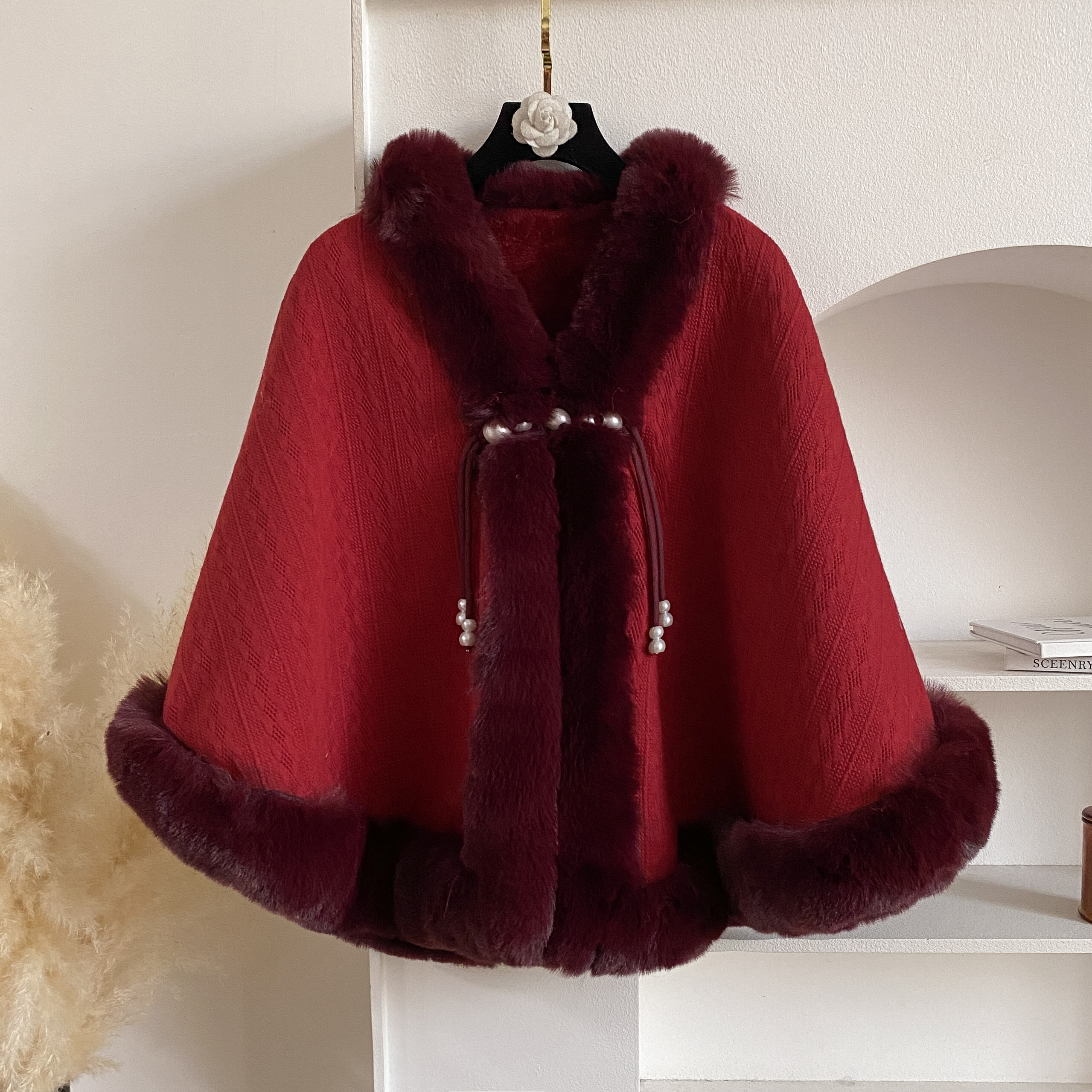 2024 New Winter Solid Poncho T - Winter Clothing Items recensie en prijs