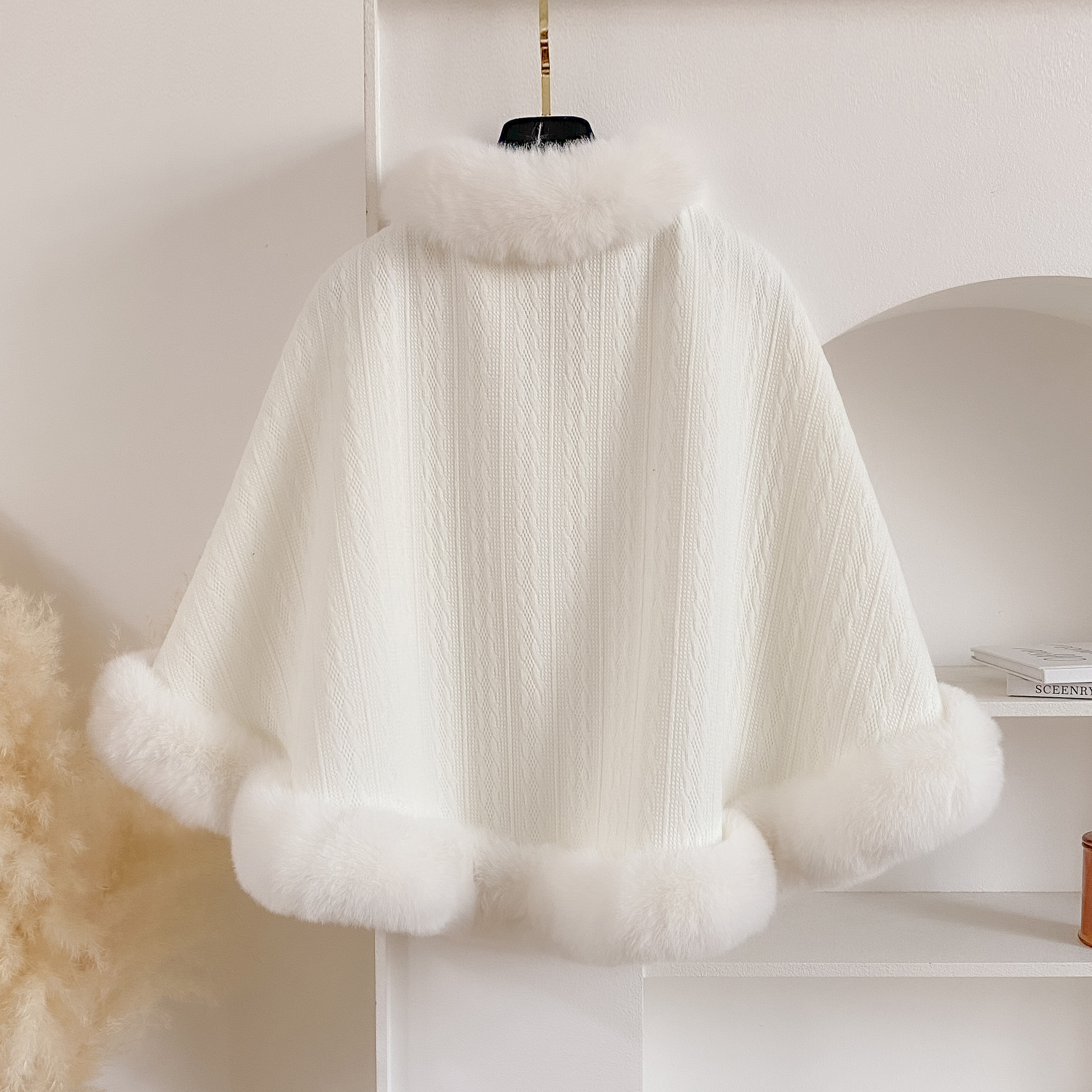 2024 New Winter Solid Poncho T - Winter Clothing Items recensie en prijs