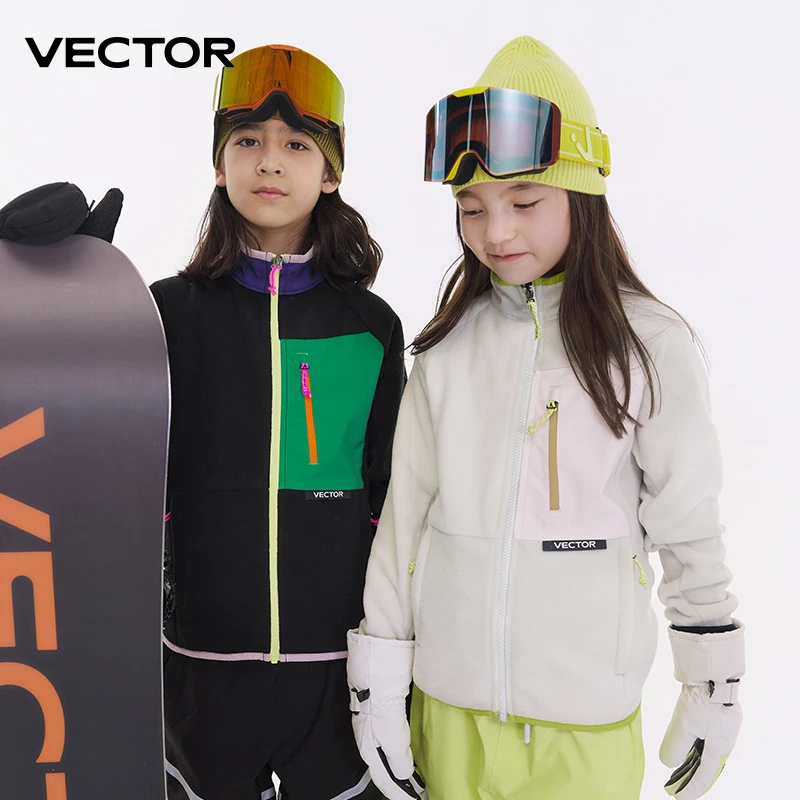 VECTOR Fleece Jacket Children  - Winter Clothing Vector recensie en prijs