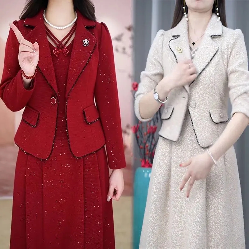 Middle Aged Female Dress Sets  - Winter Clothing Ladies recensie en prijs