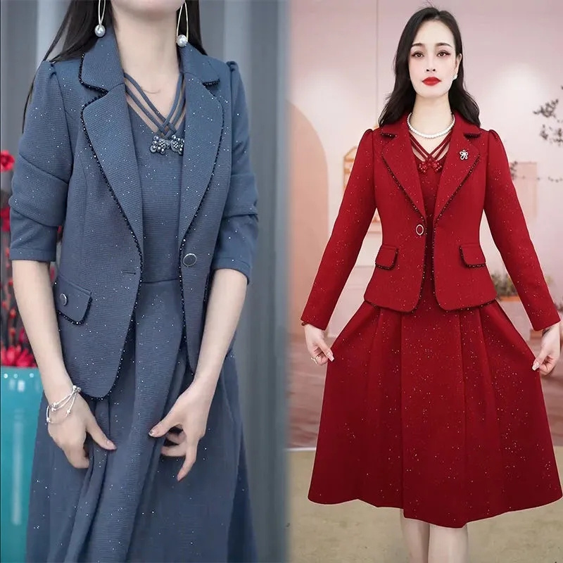 Middle Aged Female Dress Sets  - Winter Clothing Ladies recensie en prijs