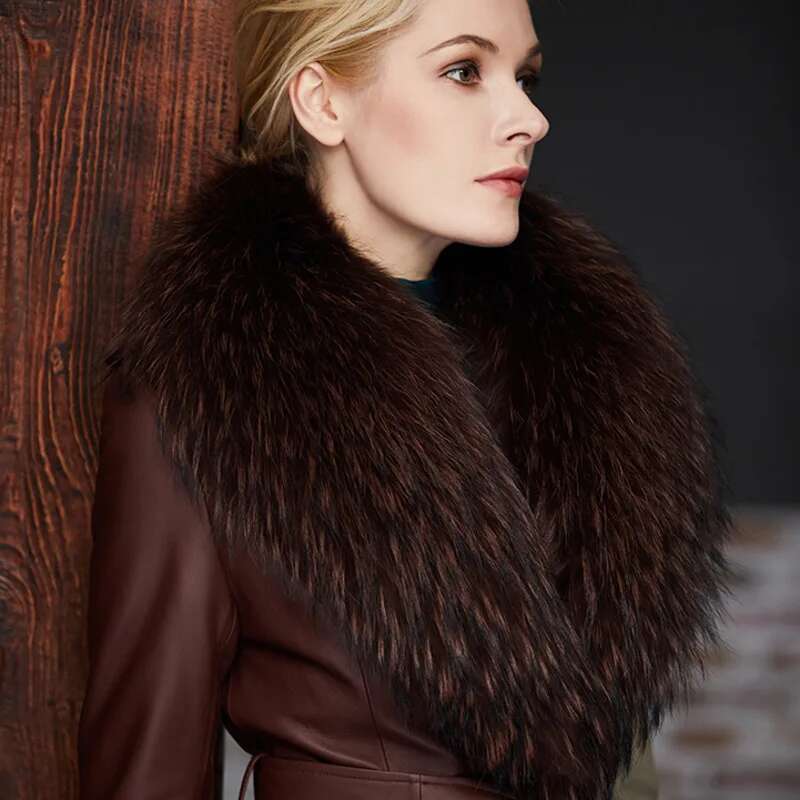 Raccoon Fur Collar Female Wint - Winter Clothing Items recensie en prijs